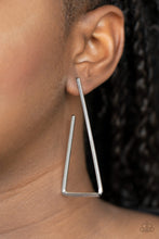 Load image into Gallery viewer, Go Ahead and TRI - Silver Earring
