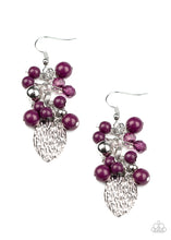 Load image into Gallery viewer, Fruity Finesse - Purple Earring
