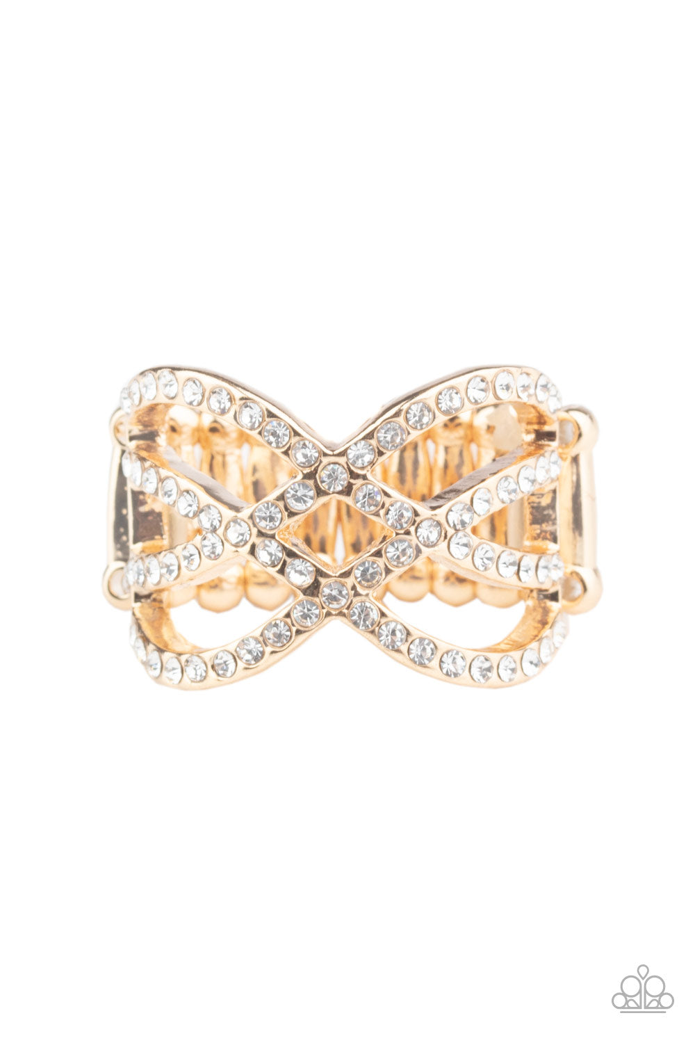 Cross Action Couture - Gold Ring