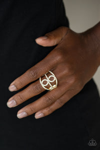 Fabulously Frosted - Gold Ring