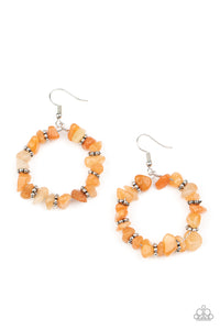 Going for Grounded - Orange Earring