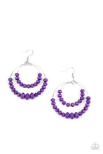 Load image into Gallery viewer, Paradise Party - Purple Earring
