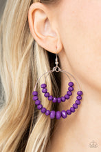 Load image into Gallery viewer, Paradise Party - Purple Earring
