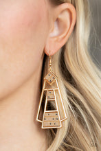 Load image into Gallery viewer, Retro Minimalist - Gold earring
