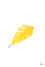 Load image into Gallery viewer, LEAF Your Mark - Yellow Hair Clip
