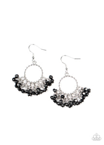 Charmingly Cabaret - Black Earring