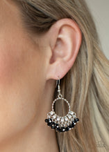 Load image into Gallery viewer, Charmingly Cabaret - Black Earring

