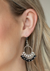 Charmingly Cabaret - Black Earring