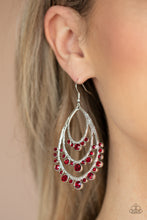 Load image into Gallery viewer, Break Out In TIERS - Red Earring
