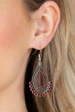 Load image into Gallery viewer, Castle Collection - Red Earring
