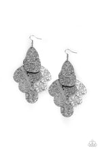 Load image into Gallery viewer, Hibiscus Harmony - Silver earring
