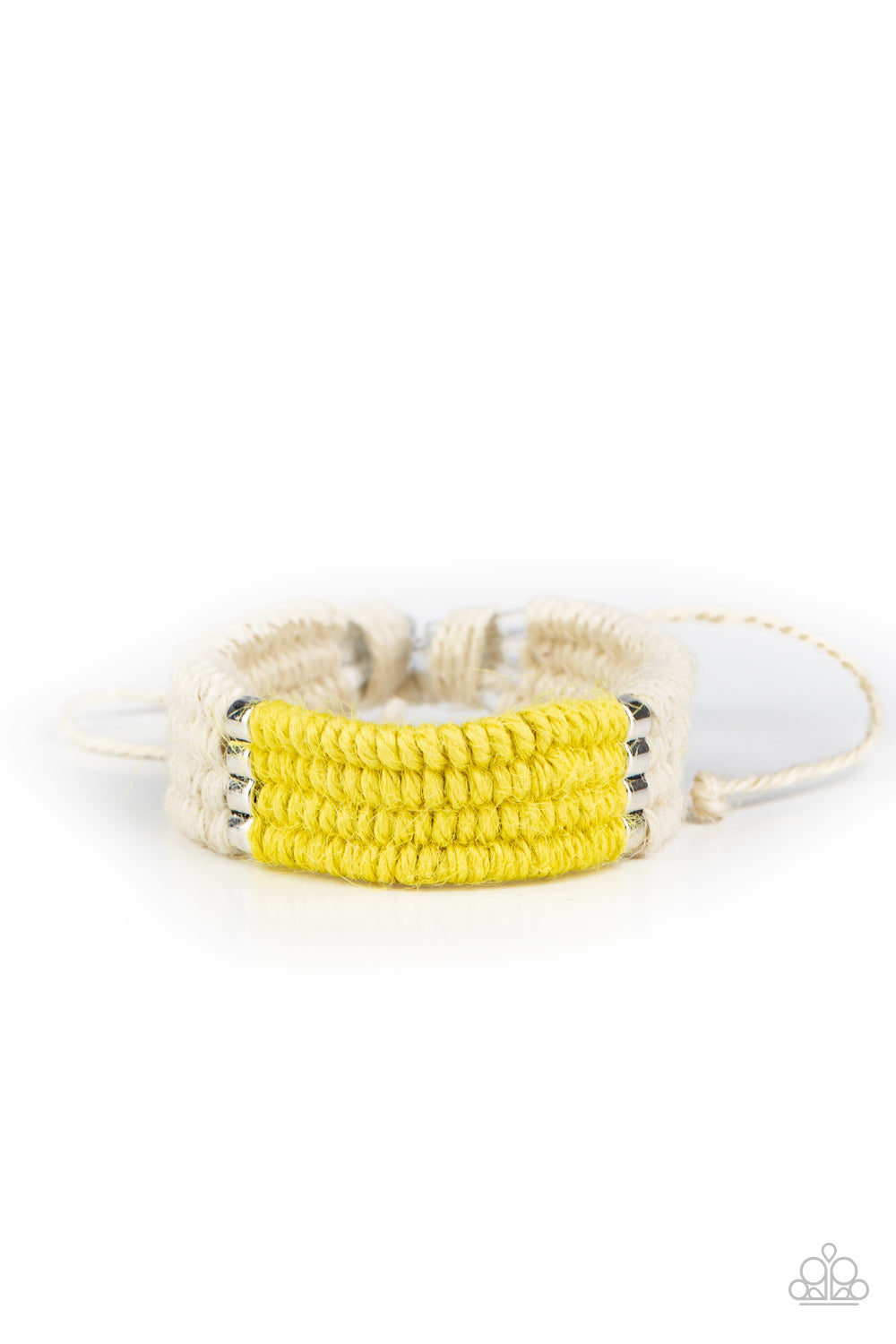 Hot Cross BUNGEE - Yellow bracelet