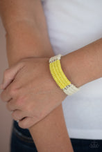 Load image into Gallery viewer, Hot Cross BUNGEE - Yellow bracelet
