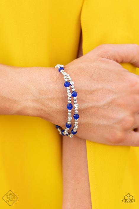 Etherally Entangled Blue Bracelet