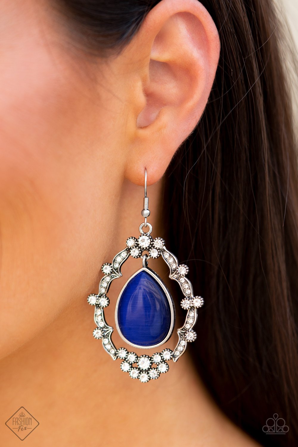 Icy Eden Blue earring-Fashion Fix