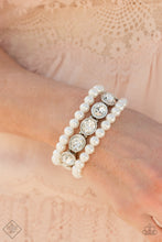 Load image into Gallery viewer, Flawlessly Flattering - White bracelet Fashion Fix
