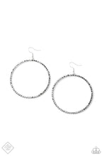 Load image into Gallery viewer, Wide Curves Ahead - Silver Fashio Fix earring
