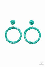 Load image into Gallery viewer, Be All You Can BEAD - Blue earring
