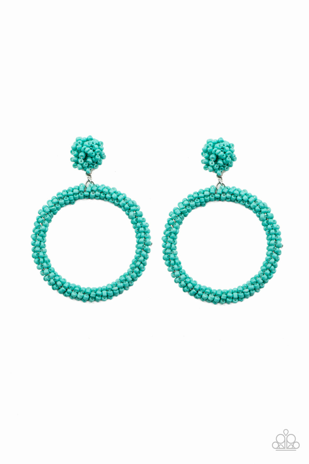 Be All You Can BEAD - Blue earring