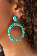 Load image into Gallery viewer, Be All You Can BEAD - Blue earring
