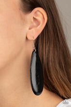 Load image into Gallery viewer, Tropical Ferry - Black earring
