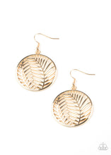 Load image into Gallery viewer, Palm Perfection - Gold Earring
