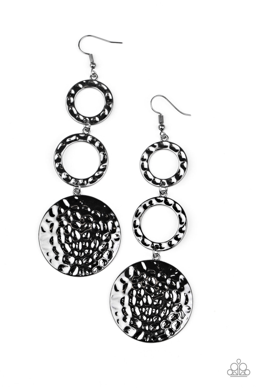 Blooming Baubles - Black earring