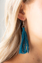Load image into Gallery viewer, Between You and MACRAME - Blue necklace
