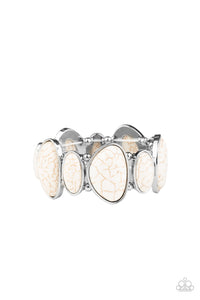 Feel At HOMESTEAD - White bracelet