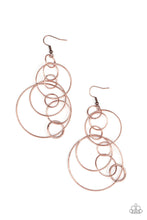 Load image into Gallery viewer, Running Circles Around You - Copper earring
