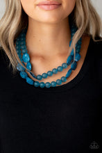 Load image into Gallery viewer, Arctic Art - Blue necklace
