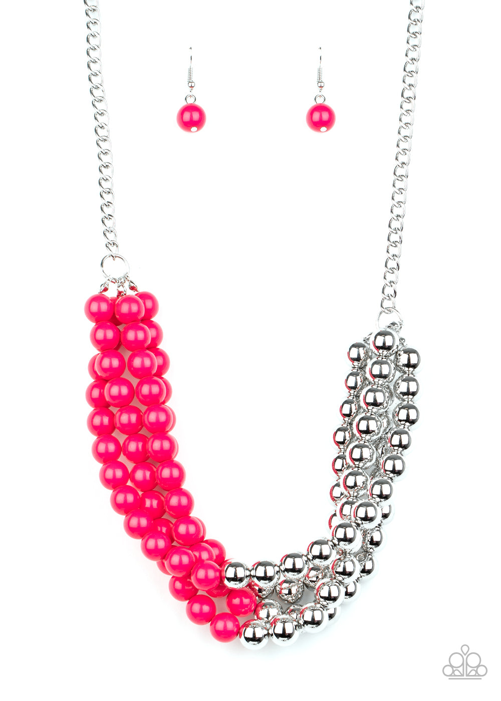 Layer After Layer - Pink necklace