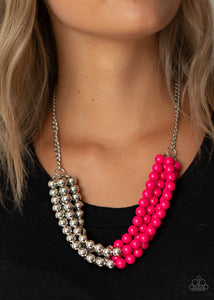 Layer After Layer - Pink necklace