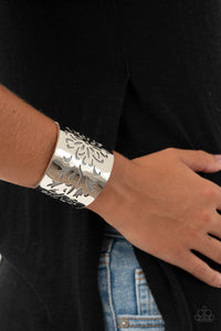 Get Your Bloom On - Silver bracelet