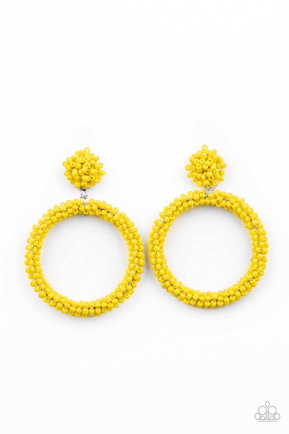 Be All You Can BEAD - Yellow earring