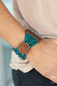 Tropical Sanctuary - Blue bracelet
