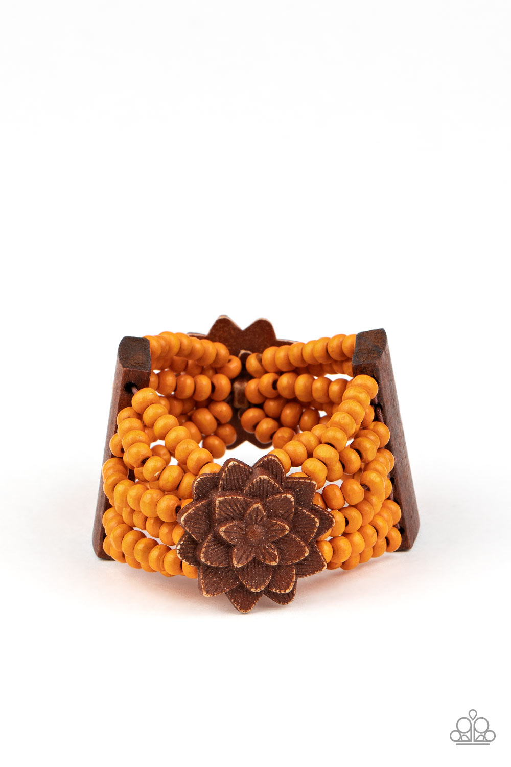 Tropical Sanctuary - Orange bracelet