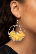 Load image into Gallery viewer, Really High-Strung - Yellow earring
