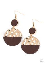 Load image into Gallery viewer, Natural Element - Gold earring
