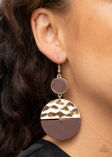 Load image into Gallery viewer, Natural Element - Gold earring
