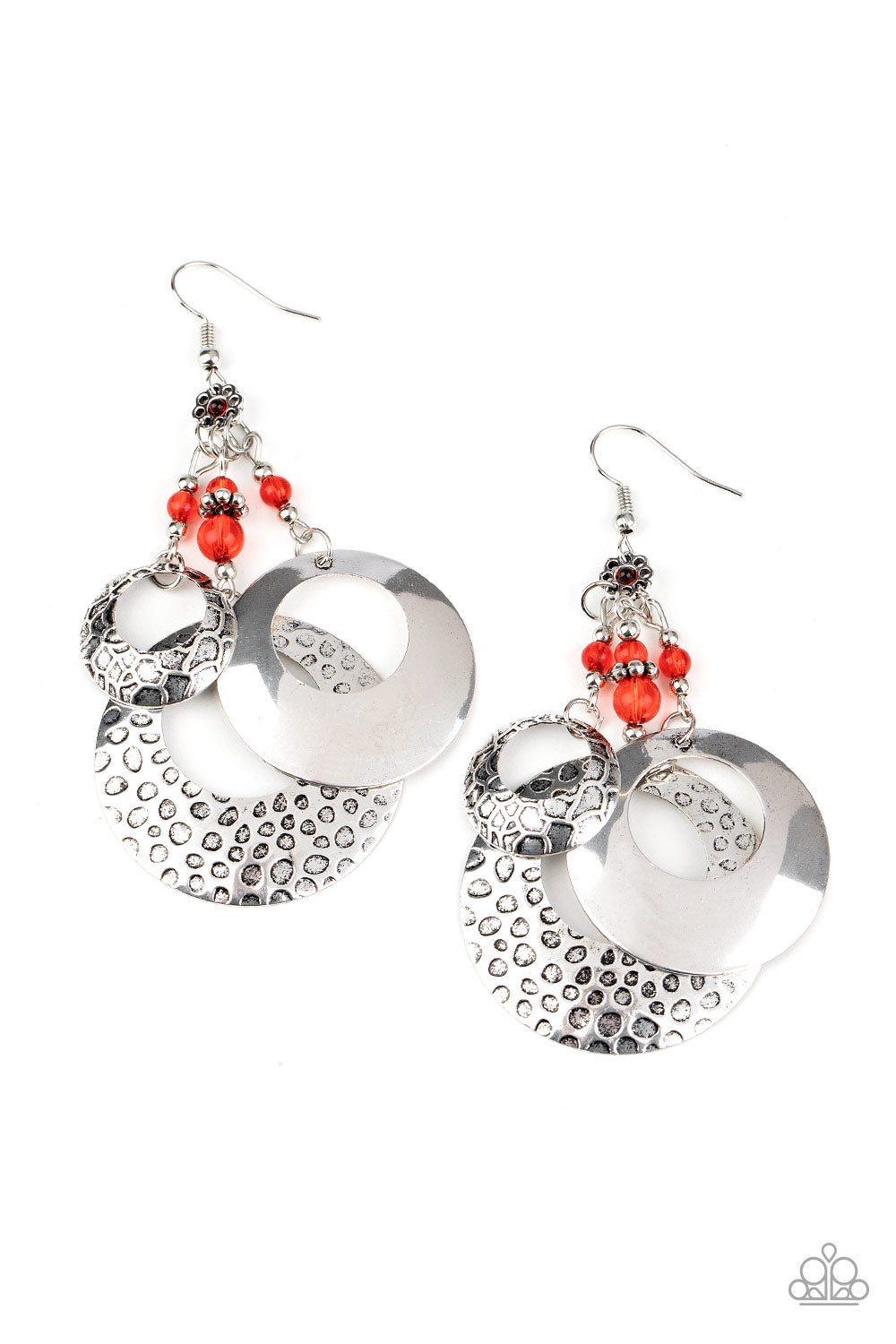Wanderlust Garden - Red earring