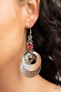 Wanderlust Garden - Red earring