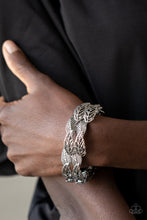 Load image into Gallery viewer, Its Five o FLOCK Somewhere - Silver bracelet
