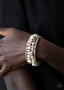 Rockin Renegade - White bracelet
