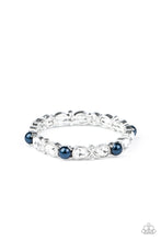 Load image into Gallery viewer, Frosted Finery - Blue bracelet
