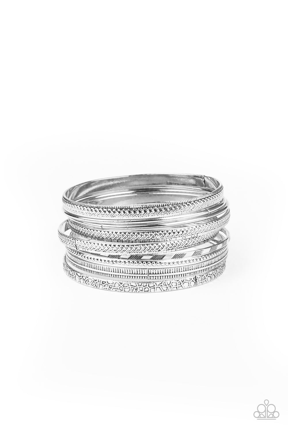 Relics On Repeat - Silver bracelet