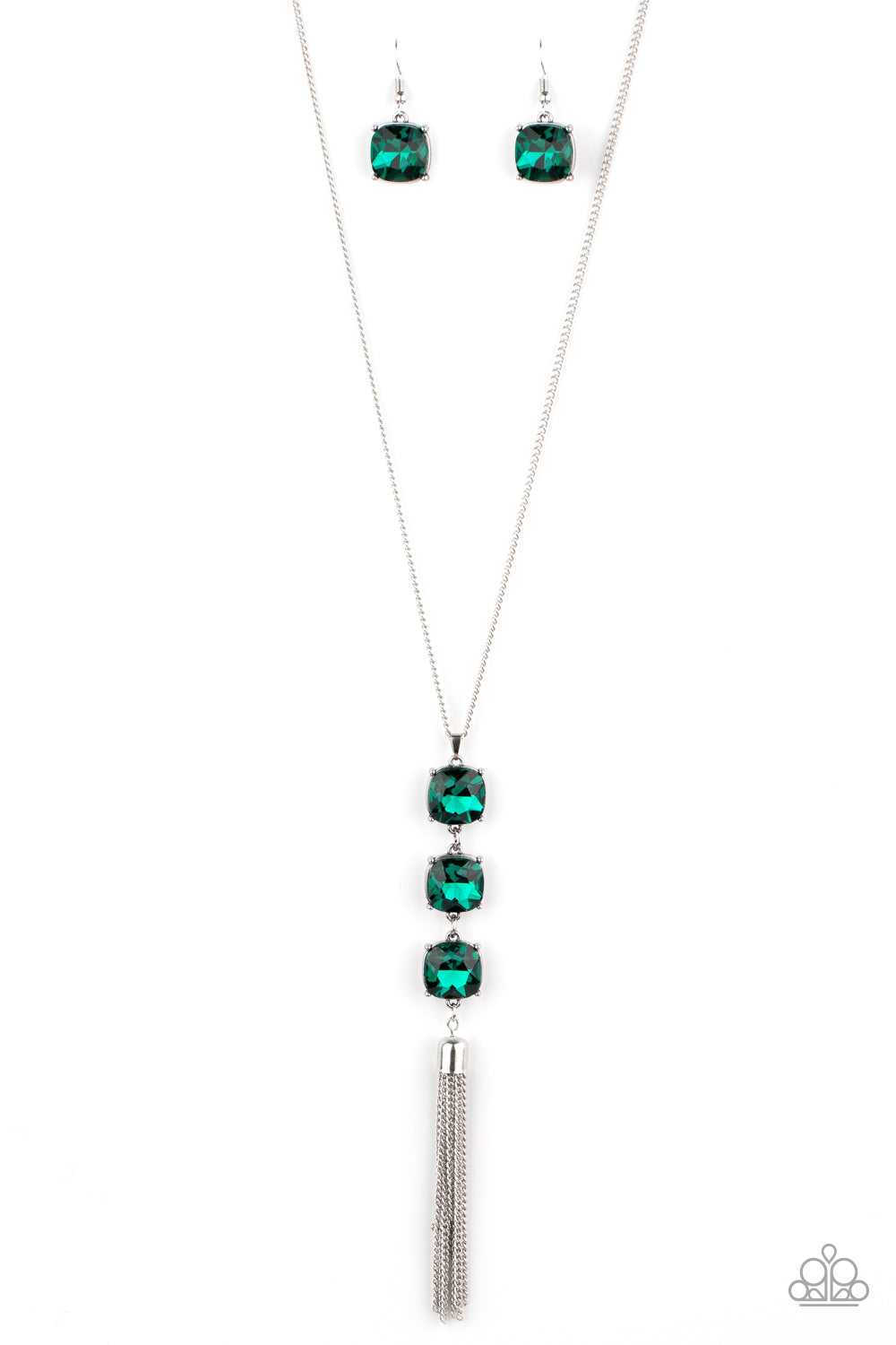 GLOW Me The Money! - Green necklace