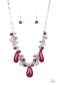 Seaside Solstice - Purple necklace