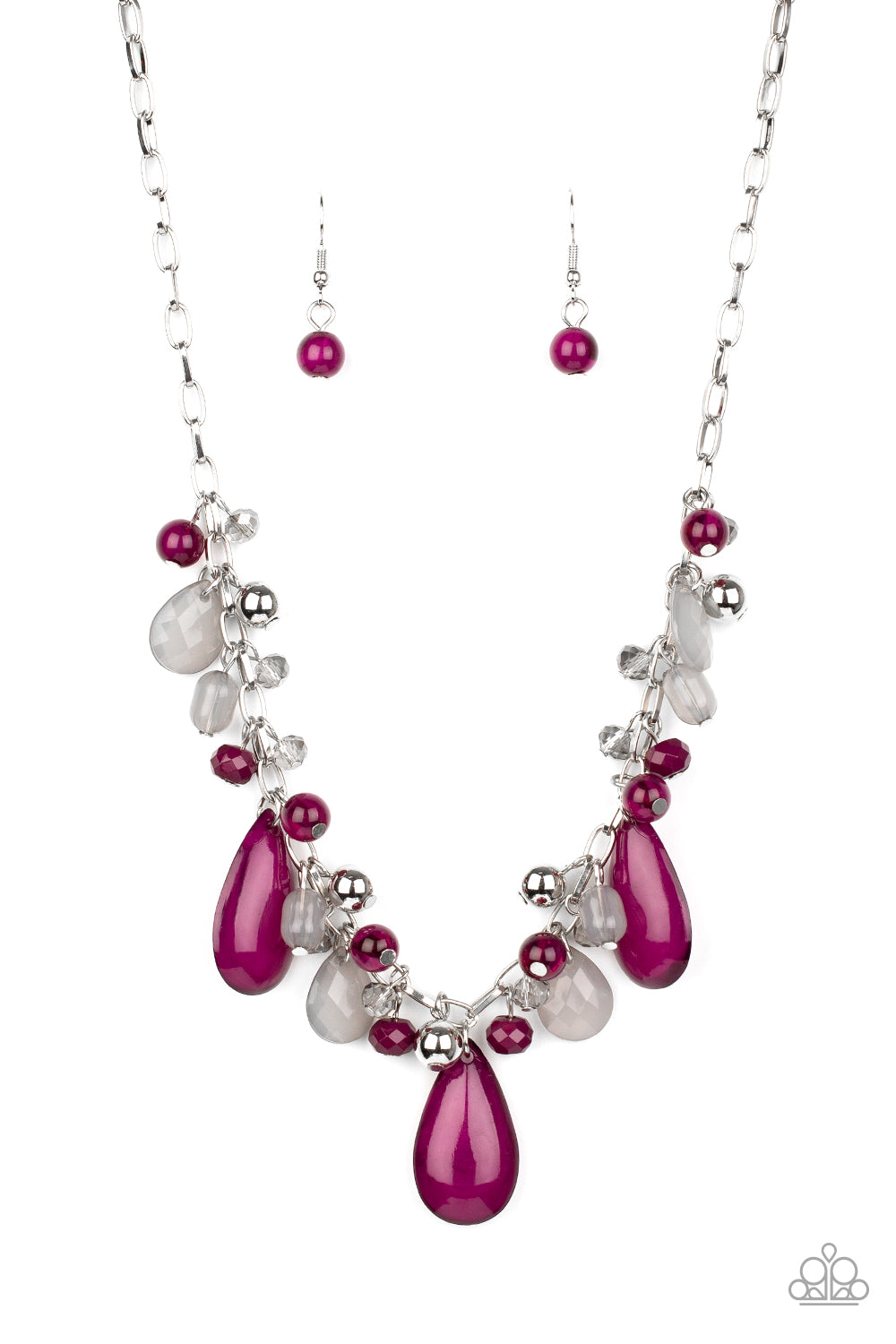 Seaside Solstice - Purple necklace