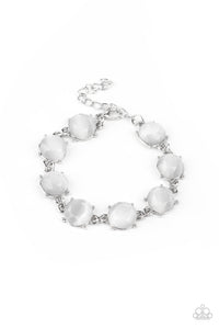 Ms. GLOW-It-All - White bracelet